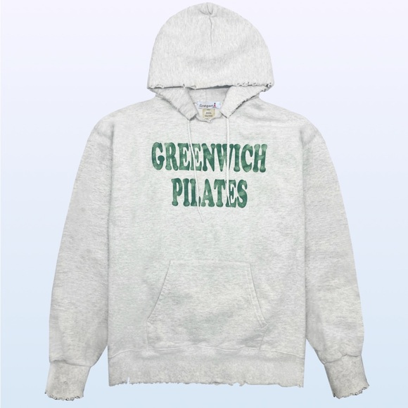 firstport Tops - First Port Greenwich Pilates Hoodie - Ash